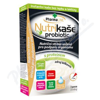 Levně Nutrikaše probiotic s proteinem 180g (3x60g)
