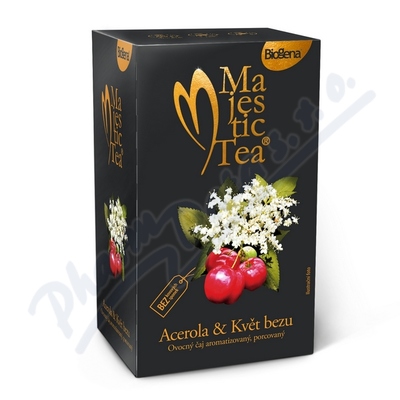 Levně Čaj Majestic Tea Acerola+květ Bezu 20x2.5g