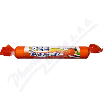 Levně PEZ Hroznový cukr pomeranč s vitamínem C 39g