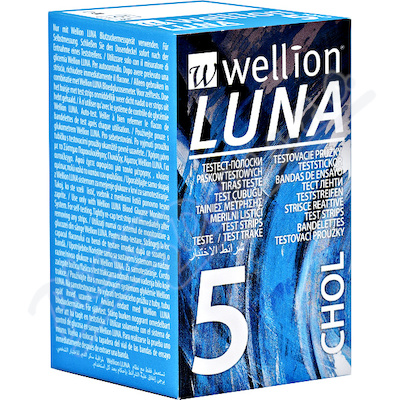 Levně Wellion LUNA testovací proužky cholesterol 5ks