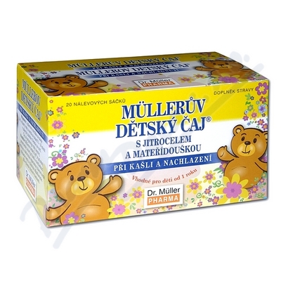 Levně Müllerův dětský čaj s jitrocel.a mateř.20x1.5g