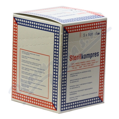 Levně Gáza kompr.ster.5x5cm/25x2 8vrst.Steriwund