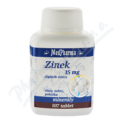 Levně MedPharma Zinek 15mg tbl.107