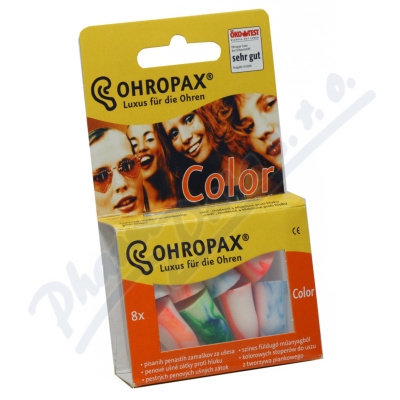 Levně Chránič sluchu Ohropax Color 8ks