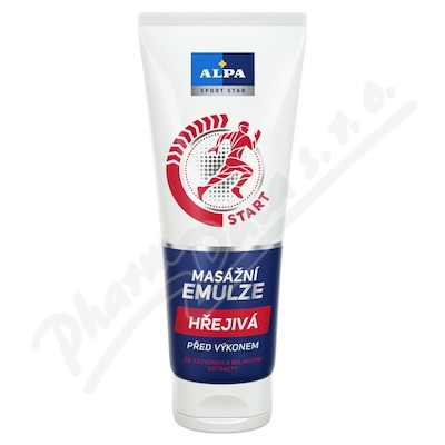 Levně Alpa masážní emulze hřejivá 210ml