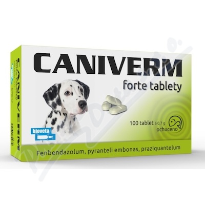 Levně Caniverm forte tbl. 100x0.7g a.u.v.