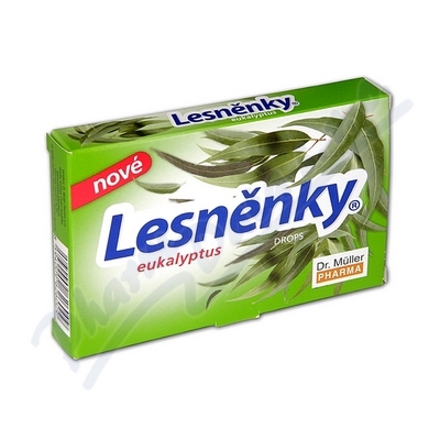 Levně Lesněnky drops eukalyptus 9ks Dr.Müller