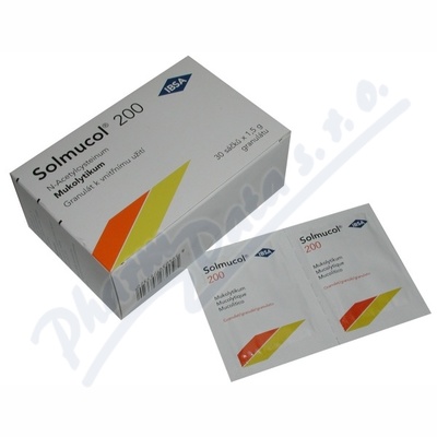 Levně Solmucol 200 por.gra.30x200mg-sáč.