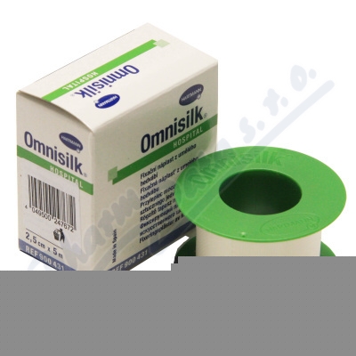 Levně Náplast Omnisilk bílé hedvábí 2.5cmx5m 1ks