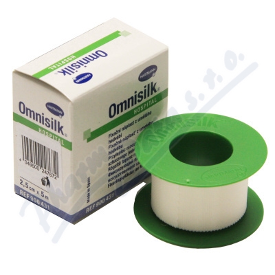 Levně Náplast Omnisilk bílé hedvábí 2.5cmx5m 1ks