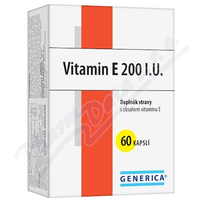 Levně Vitamin E 200 I.U. cps.60 Generica