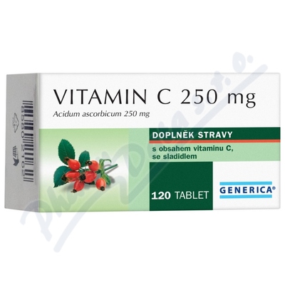 Levně Vitamin C 250mg Generica tbl.120