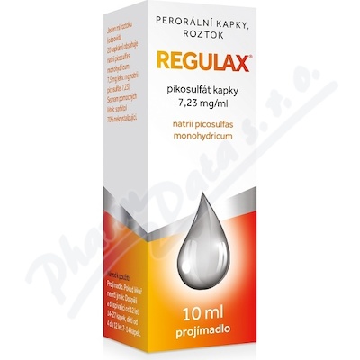 Levně Regulax Pikosulfat kapky 7.23mg/ml gtt.sol.1x10ml