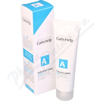 Levně CutisHelp AKNÉ konopný krém noční 30ml