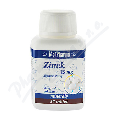 Levně MedPharma Zinek 15mg tbl.37
