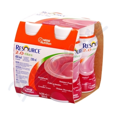 Levně Resource 2.0kcal Fibre Lesní plody por.sol.4x200ml