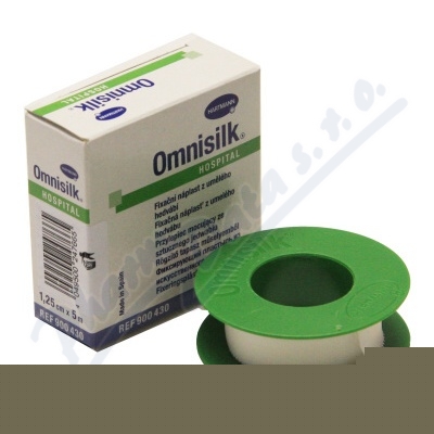Levně Náplast Omnisilk bílé hedvábí 1.25cmx5m 1ks