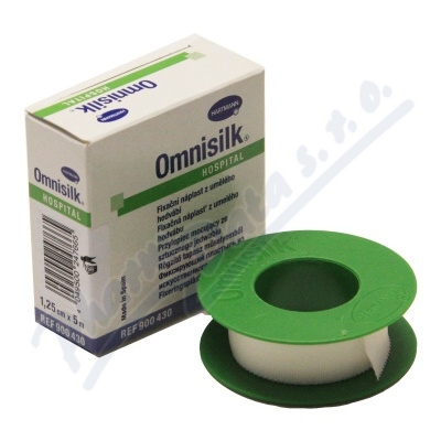 Levně Náplast Omnisilk bílé hedvábí 1.25cmx5m 1ks