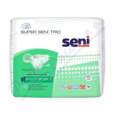 Levně Seni Super Trio Large inkon.plen.kalh.10ks