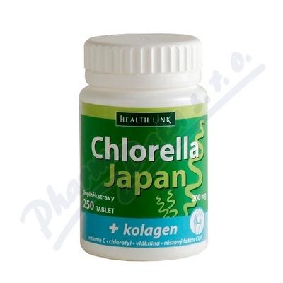 Levně Chlorella Japan + kolagen tbl.250