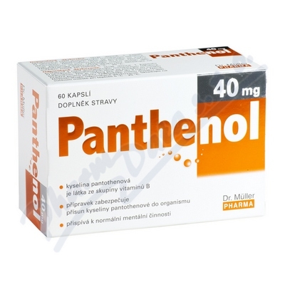 Levně Panthenol cps.60x40mg Dr.Müller