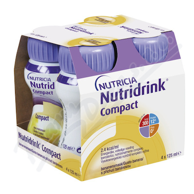 Levně Nutridrink Compact s přích.banán por.sol.4x125ml
