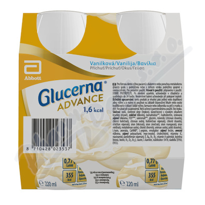 Levně Glucerna Advance 1.6kcal vanil.př.por.sol.4x220ml