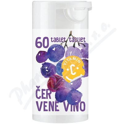 Levně C-Vitamin 200mg Červené víno se sukralózou tbl.60