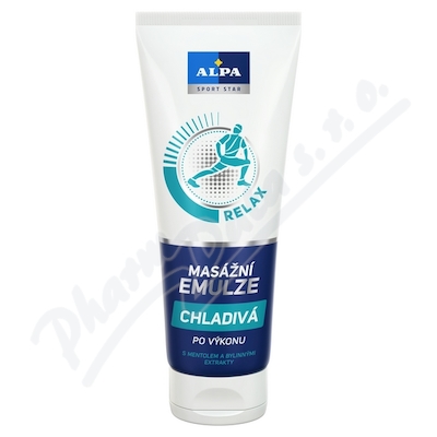 Levně Alpa masážní emulze chladivá s mentolem 210ml