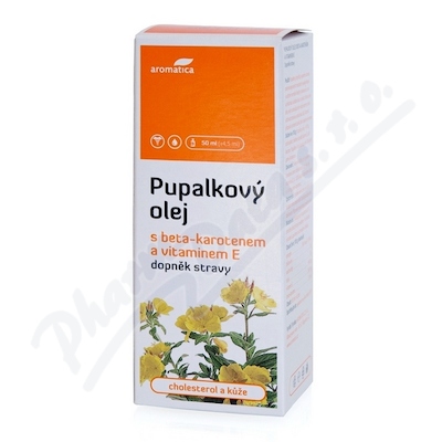 Levně AROMATICA Pupalkový olej s betakarot.a vit.E 50ml