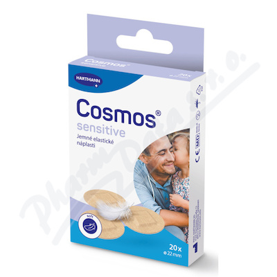 Levně COSMOS Soft náplast jemná kulatá 22mm 20ks