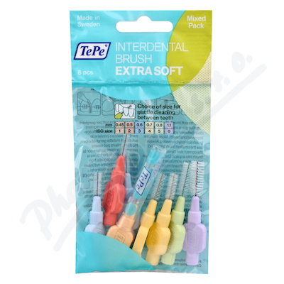 Levně TePe meziz.kart.ExtraSoft size 1-6 Sada 8ks 122299