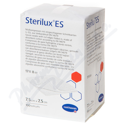 Levně Gáza kompr.nest.Sterilux ES 7.5x7.5cm/100ks 17vl8v