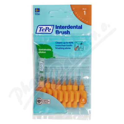 Levně TePe meziz.kart.size 1 Oranžové 8ks 133220