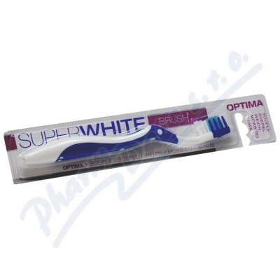 Levně SUPERWHITE OPTIMA zubní kartáček SOFT