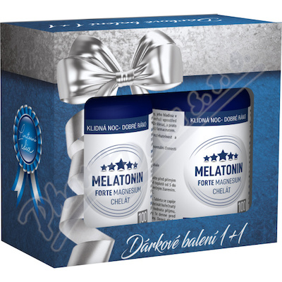 Levně Melatonin Forte Magnesium chelát tbl.100+100
