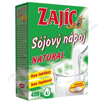 Levně Sójový nápoj Zajíc natural 400g