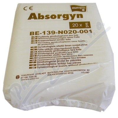 Levně Absorgyn porodnické vložky 20ks
