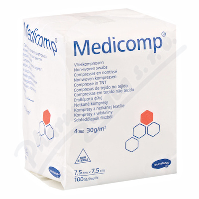 Levně Kompres Medicomp nester.7.5x7.5cm 100ks