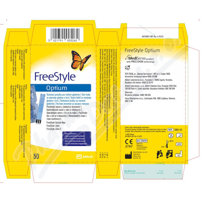Levně FreeStyle Optium testovací proužky 50ks