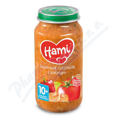 Levně Hami příkrm zel.ratatouille s kuřetem +10M 250g