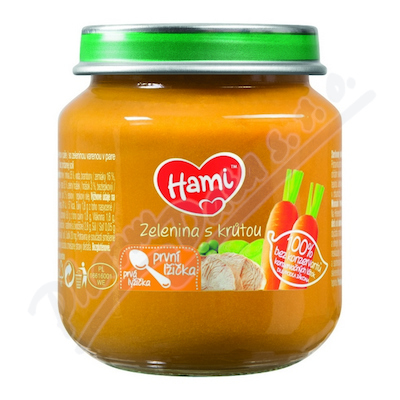 Levně Hami příkrm zelenina s krůtou 125g 4M