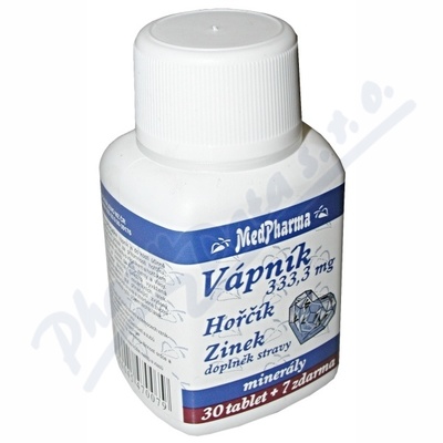 Levně MedPharma Vápník+hořčík+zinek tbl.37