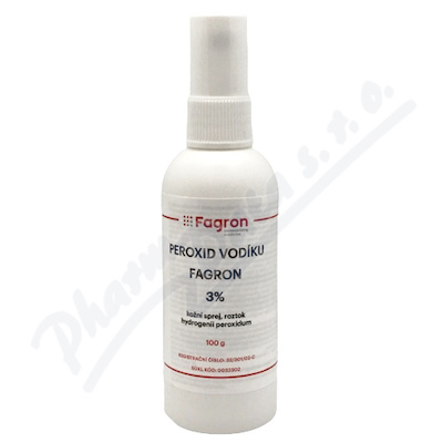 Levně Peroxid vodíku Fagron 3% drm.spr.sol.100g