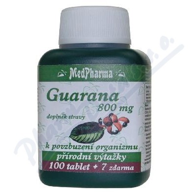 Levně MedPharma Guarana 800mg tbl.107