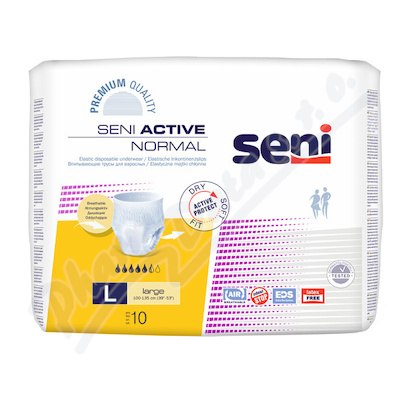 Levně Seni Active Normal Large 10ks inkont. plenk. kalh