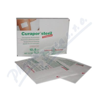 Levně Náplast Curapor Transparent steril.10x8cm 5ks