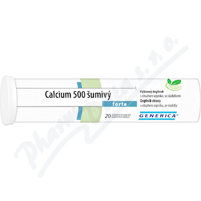 Levně Calcium 500 šumivý forte Generica eff.tbl.20