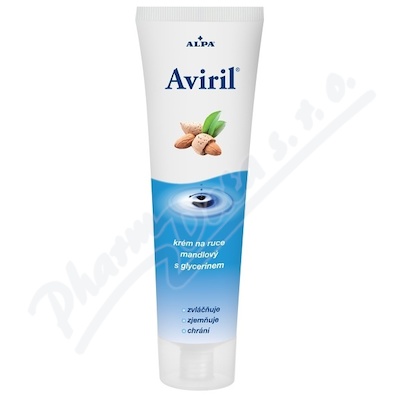 Levně Aviril krém na ruce mandlový s glycerínem 100ml