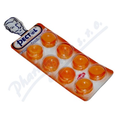 Levně Pectol pomerančový drops s vit.C blistr 8ks